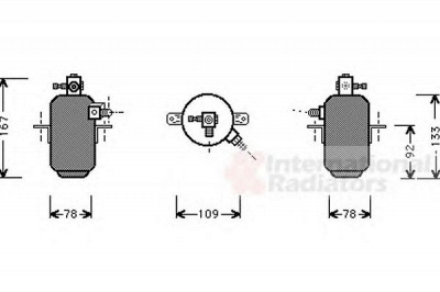 VAN WEZEL 3000d007 -  Осушитель, кондиционер